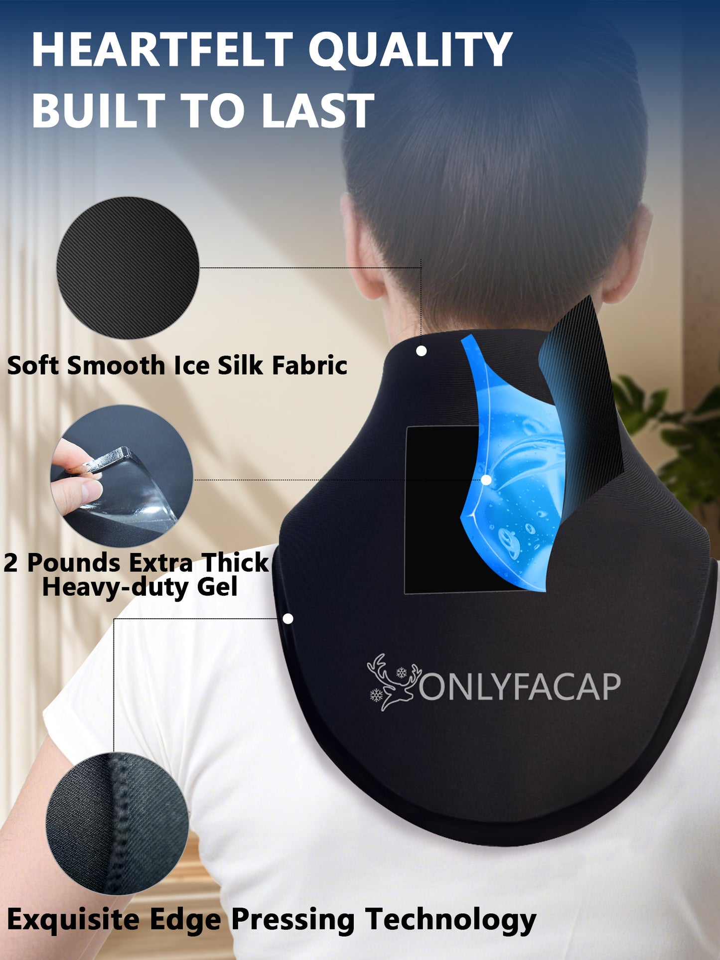Only facap Neck Ice Pack Wrap