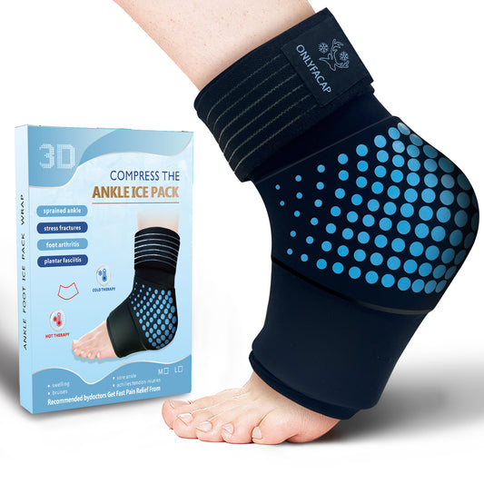 Onlyfacap Plantar Fasciitis Ankle Ice Pack Wrap
