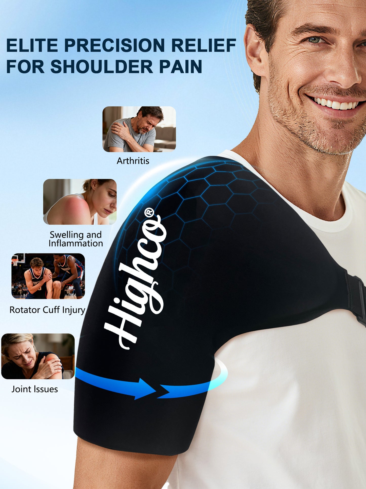 Highco Shoulder Ice Pack Brace
