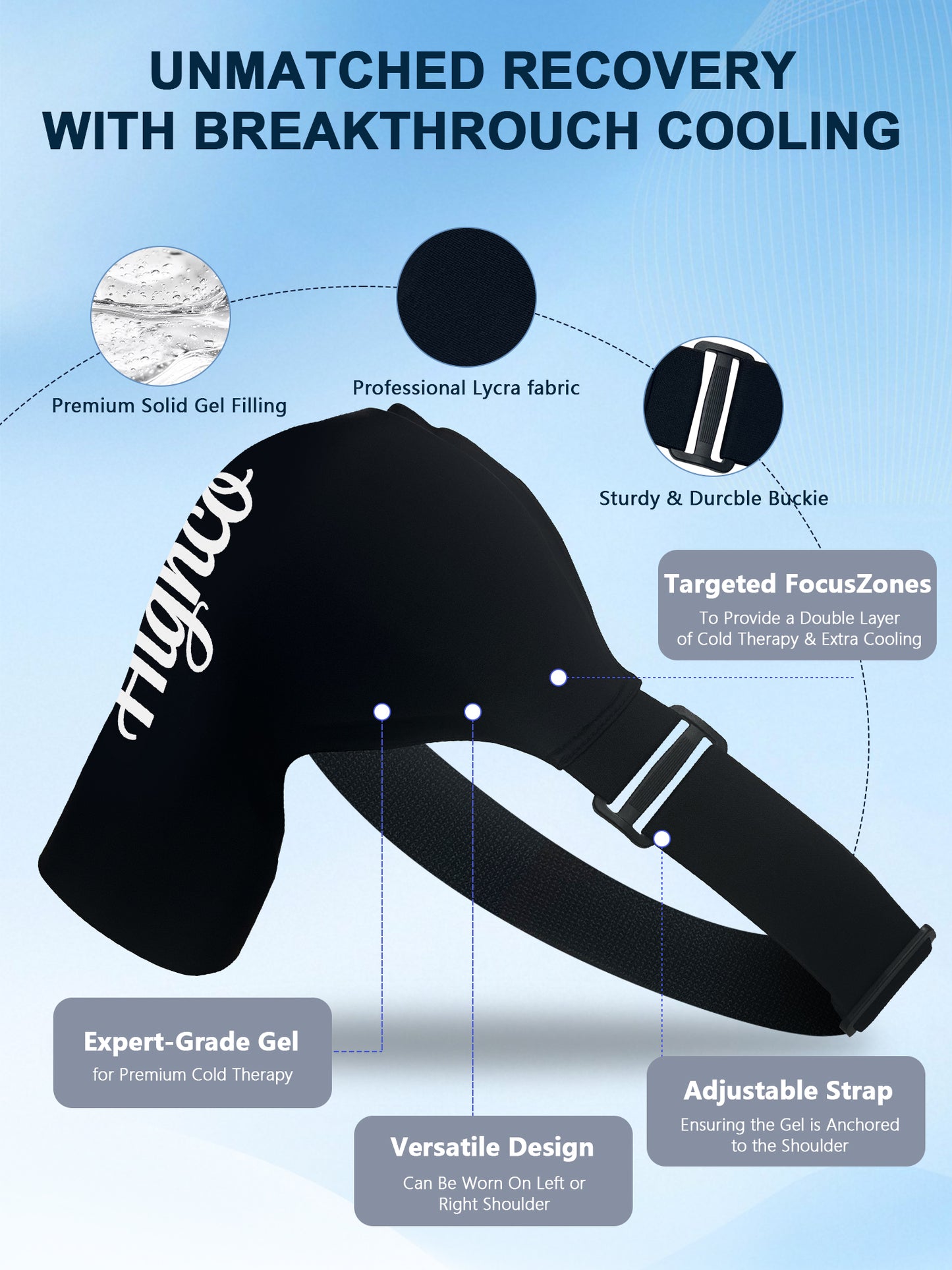 Highco Shoulder Ice Pack Brace