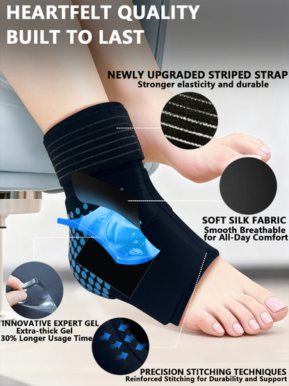 Onlyfacap Plantar Fasciitis Ankle Ice Pack Wrap