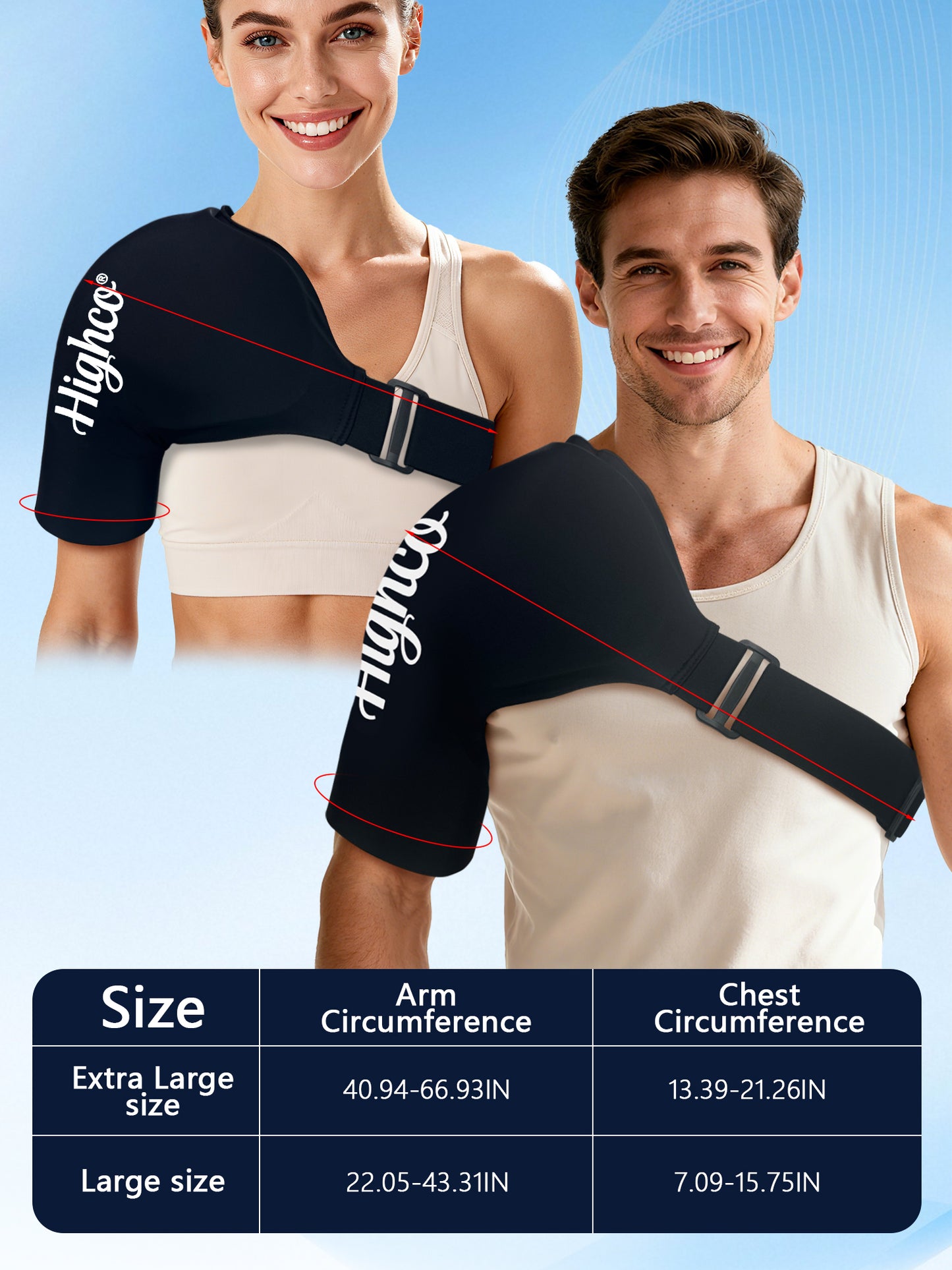 Highco Shoulder Ice Pack Brace