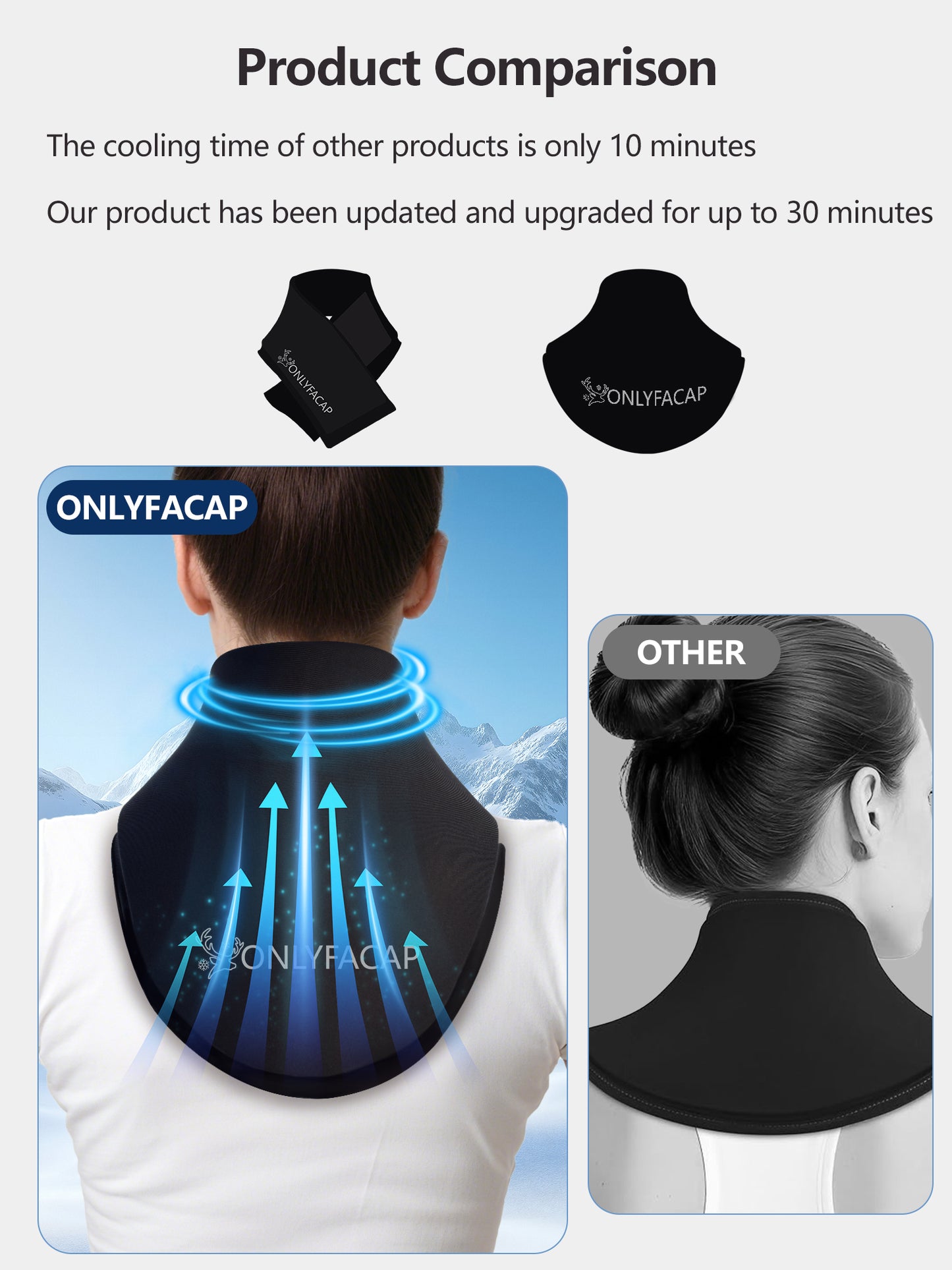 Only facap Neck Ice Pack Wrap
