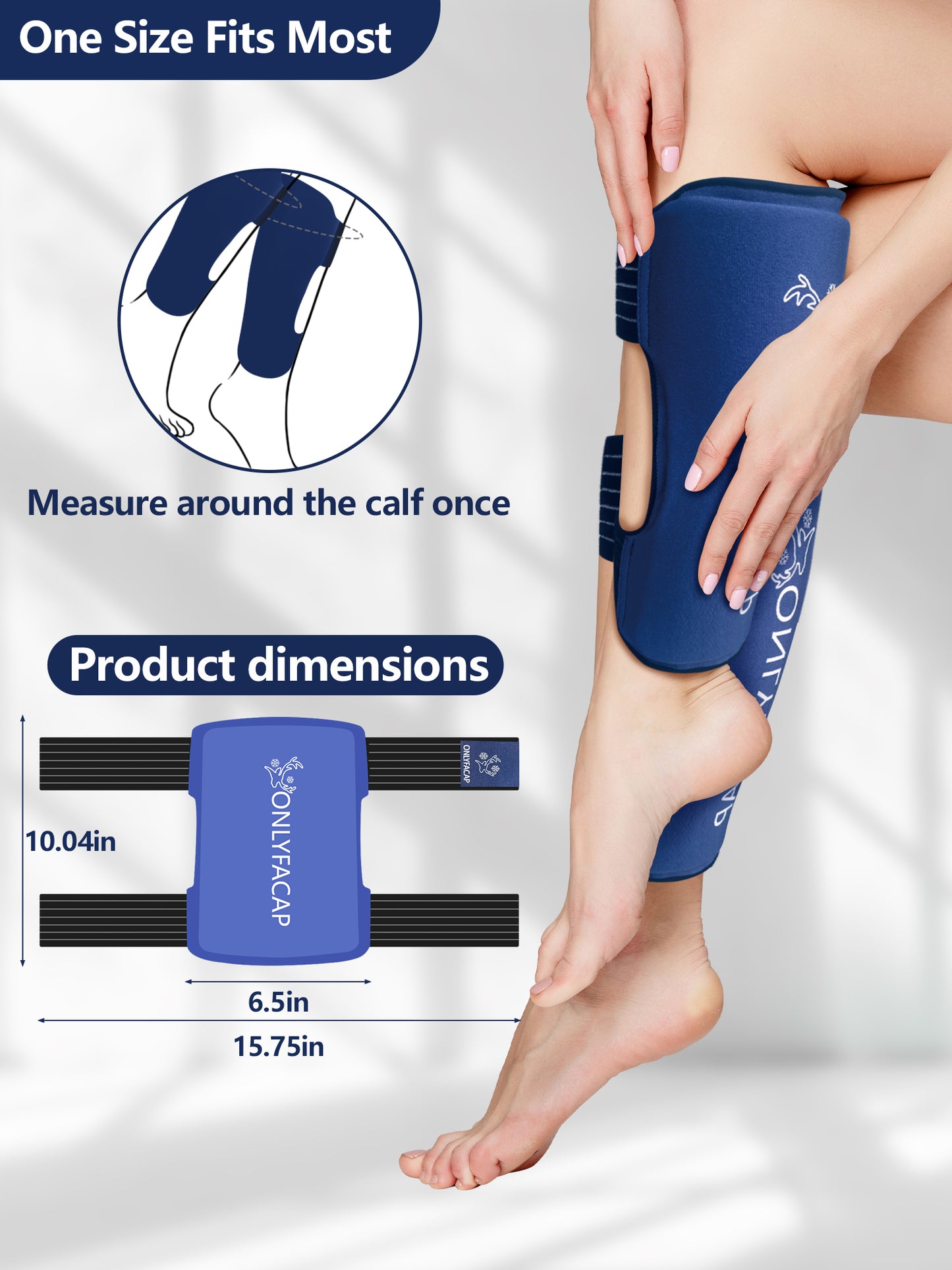 Onlyfacap Calf Pain Relief Ice Pack